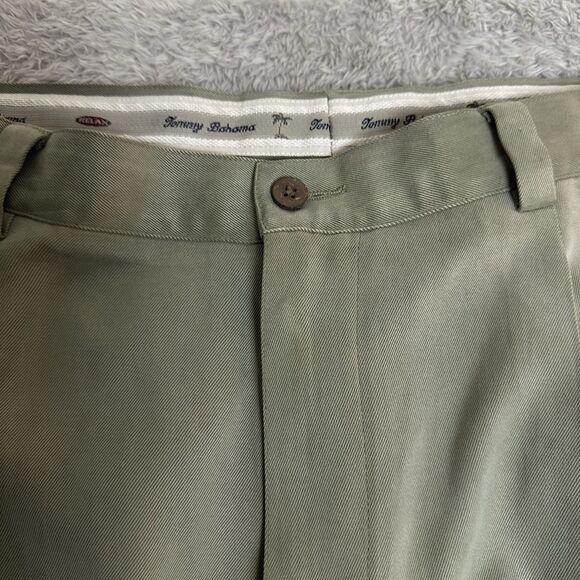 Tommy Bahama‎ Men’s Silk Pleated Dress Pants 36 Khaki Beige Textured Relaxed Fit - Picture 10 of 10
